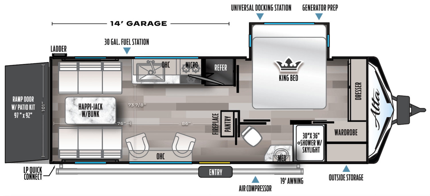 Popular Travel Trailer Floorplans | Camping World Blog